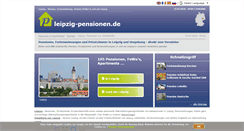 Desktop Screenshot of leipzig-pensionen.de