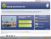 Tablet Screenshot of leipzig-pensionen.de